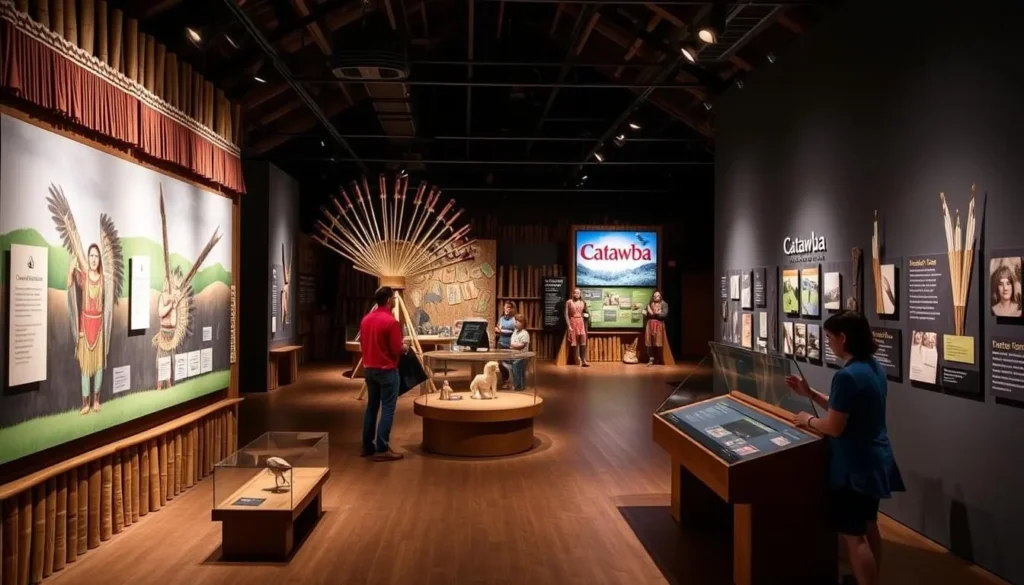 A cultural center dedicated to the history and traditions of the Catawba Indian Nation.