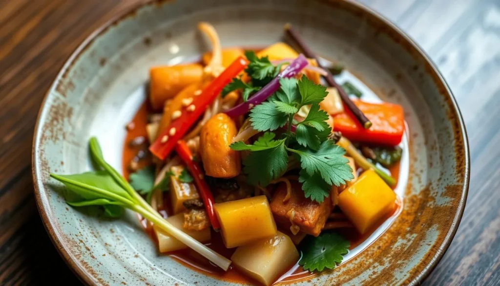 A signature northern Thai dish from Little Serow restaurant in Washington DC