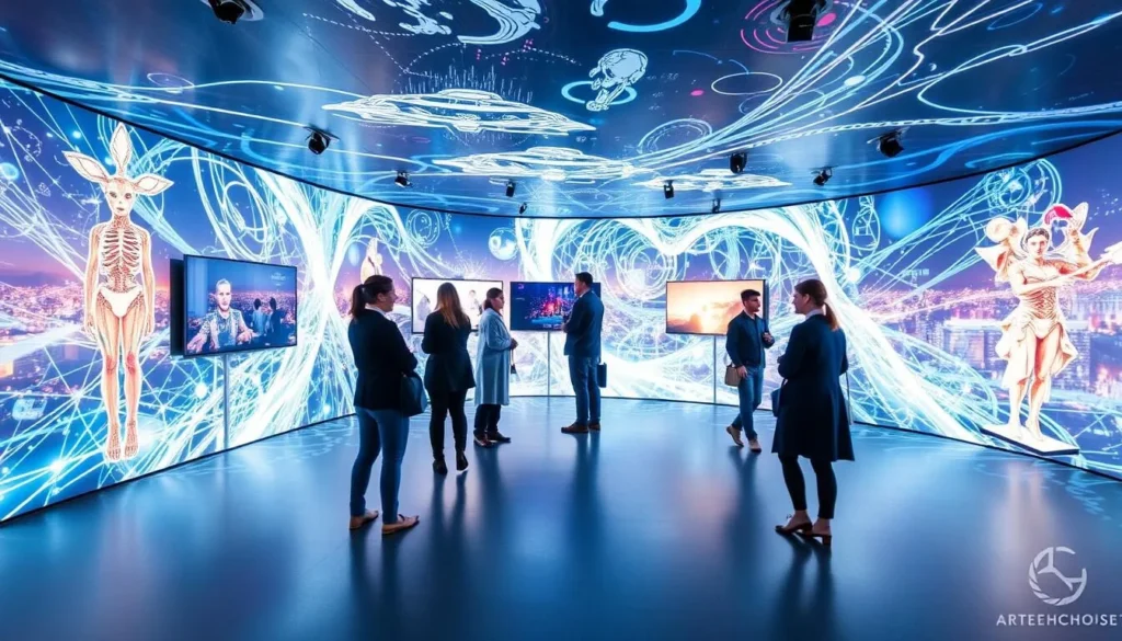 ARTECHOUSE NYC's immersive digital art display ARTECHOUSE NYC's immersive digital art display