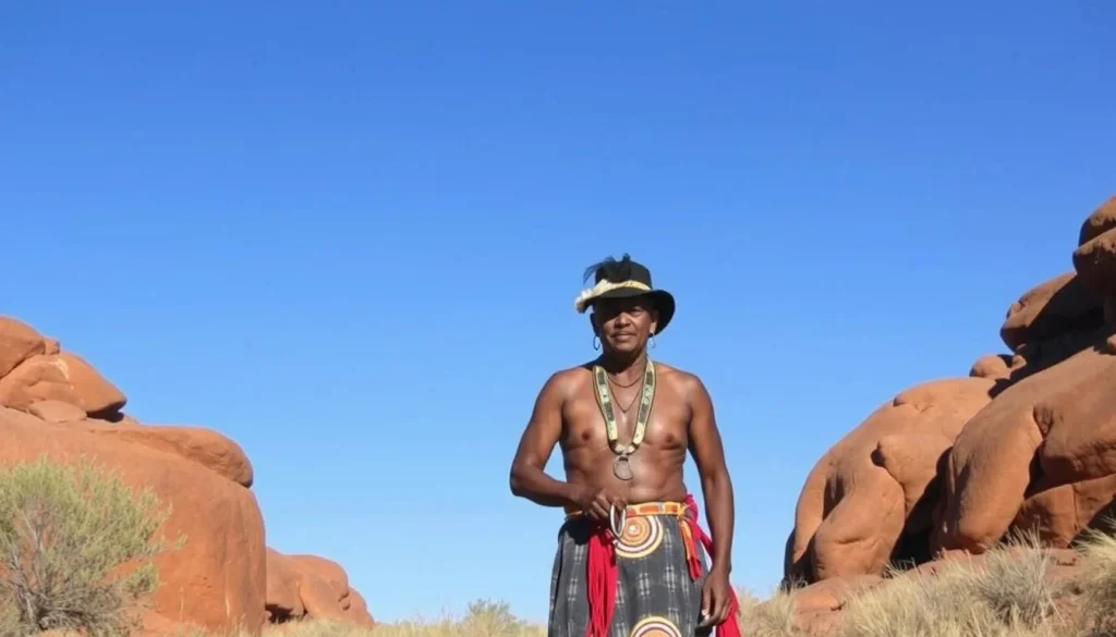 Aboriginal cultural tour in Alice Springs with Arrernte guides