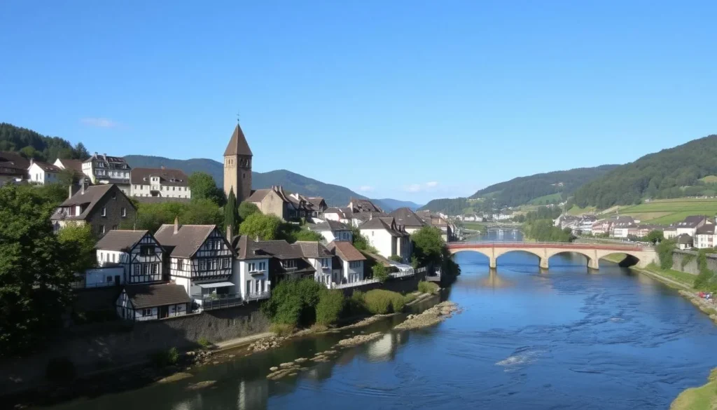 An image of Bernkastel-Kues along the Mosel River