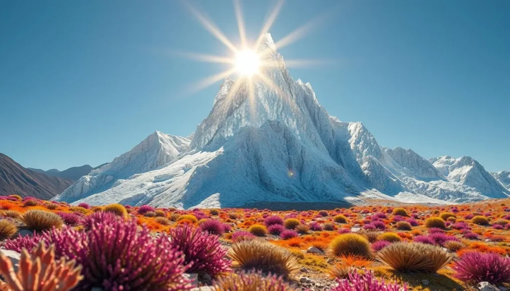 An image of Glitter Mountain's sparkling gypsum