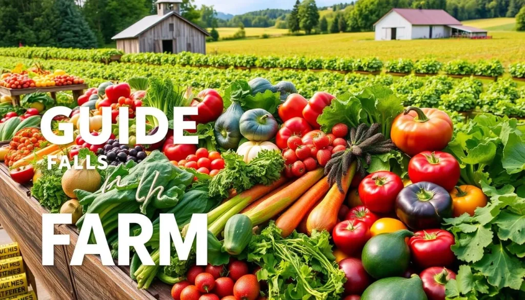 An image of Guide Falls Farm's farm-to-table produce