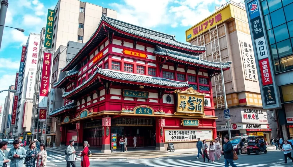 An image of Kabukiza Theatre in Tokyo, Japan