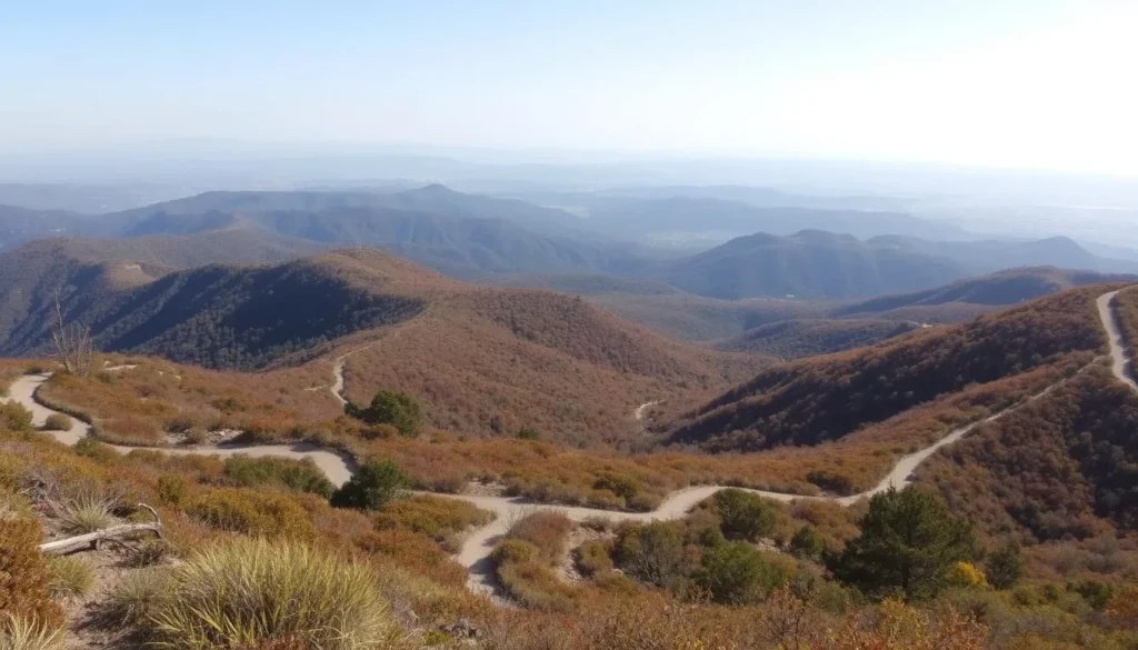 An image of Kessler Mountain Regional Park with trails and scenic views.