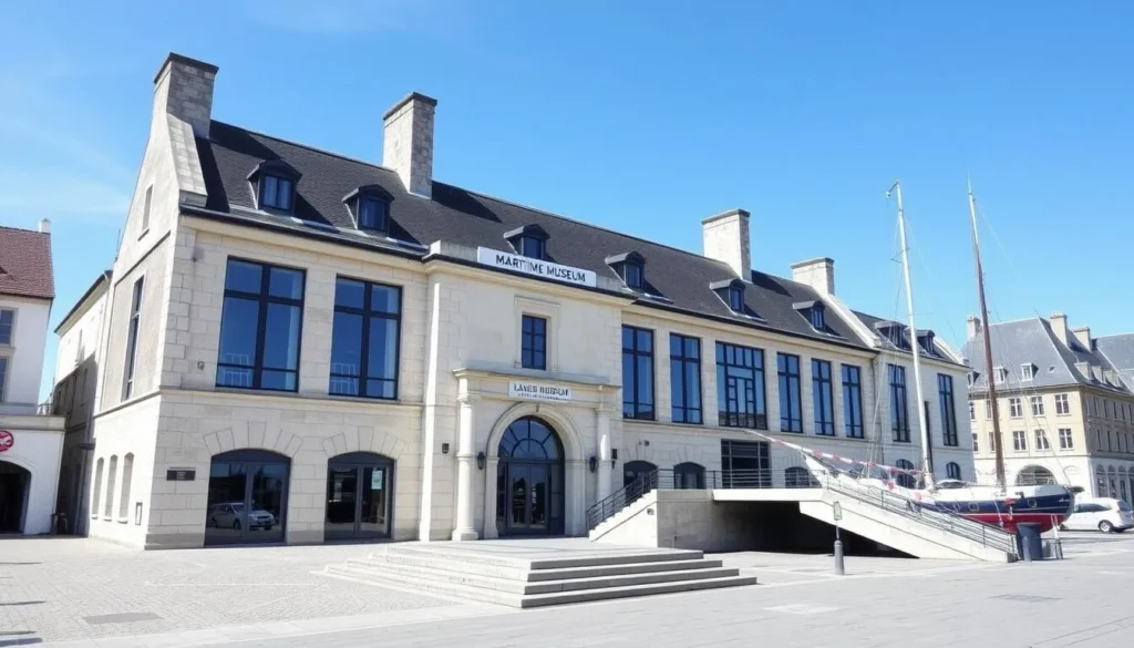 An image of La Rochelle's Maritime Museum exterior