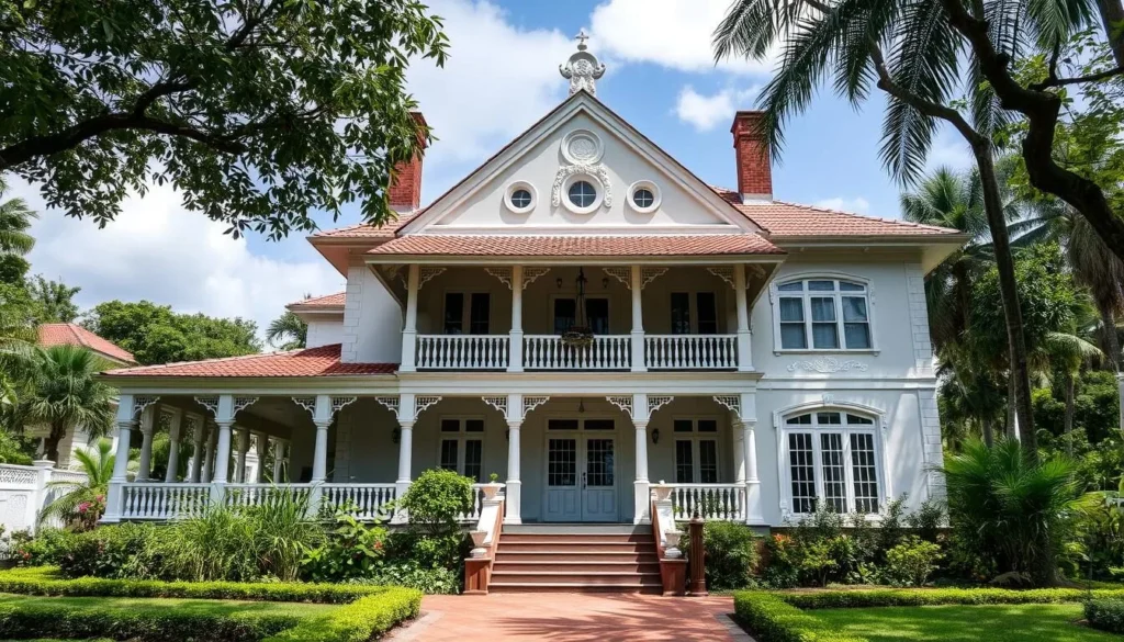 An image of Lopez Heritage House, also known as Nelly's Gardens, in Iloilo City