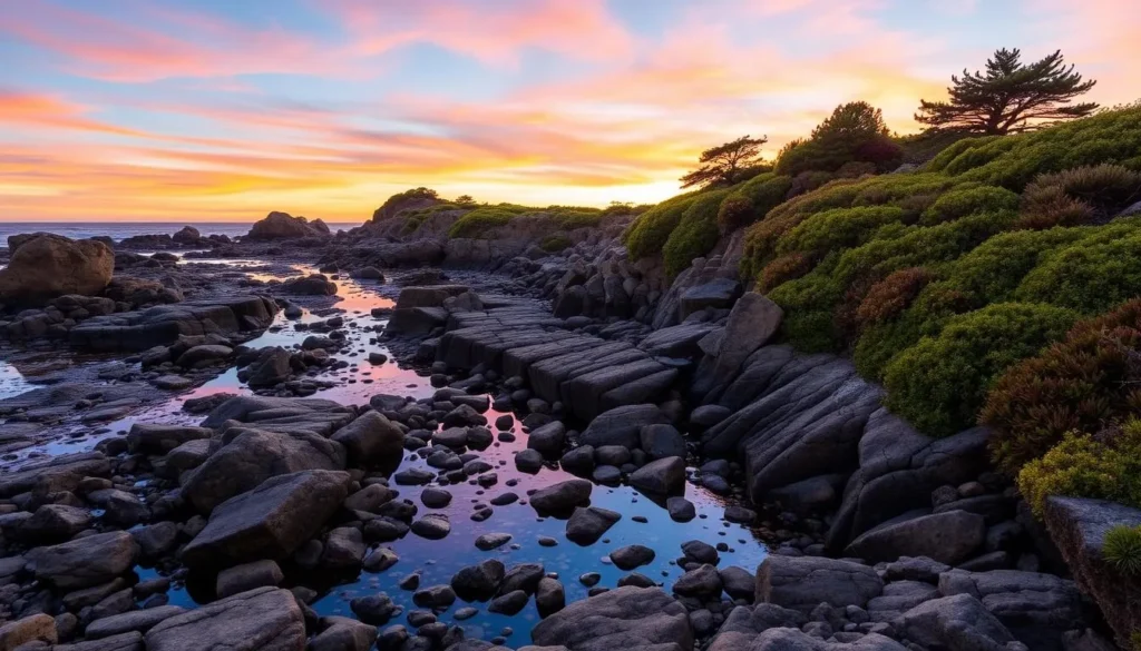 An image of Point Lobos State Natural Reserve with its diverse coastal habitats.