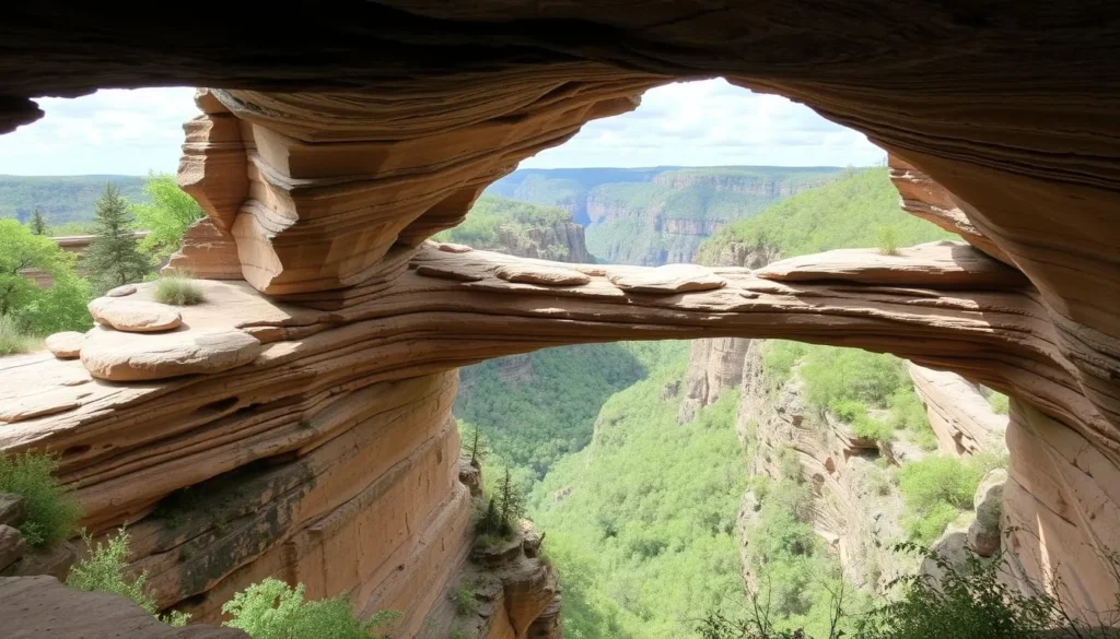 An image of Red River Gorge's natural rock bridges