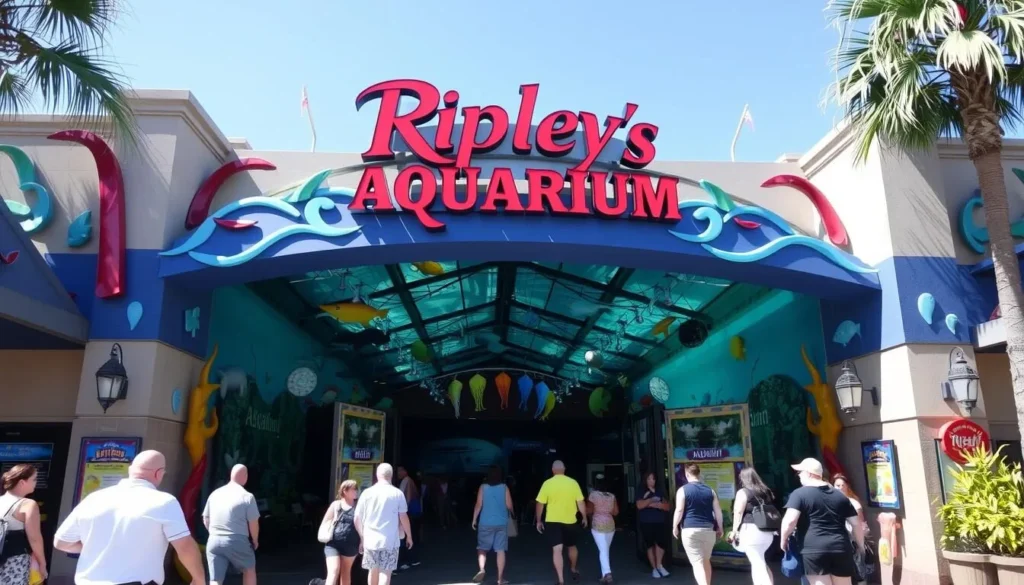 An image of Ripley's Aquarium Myrtle Beach entrance
