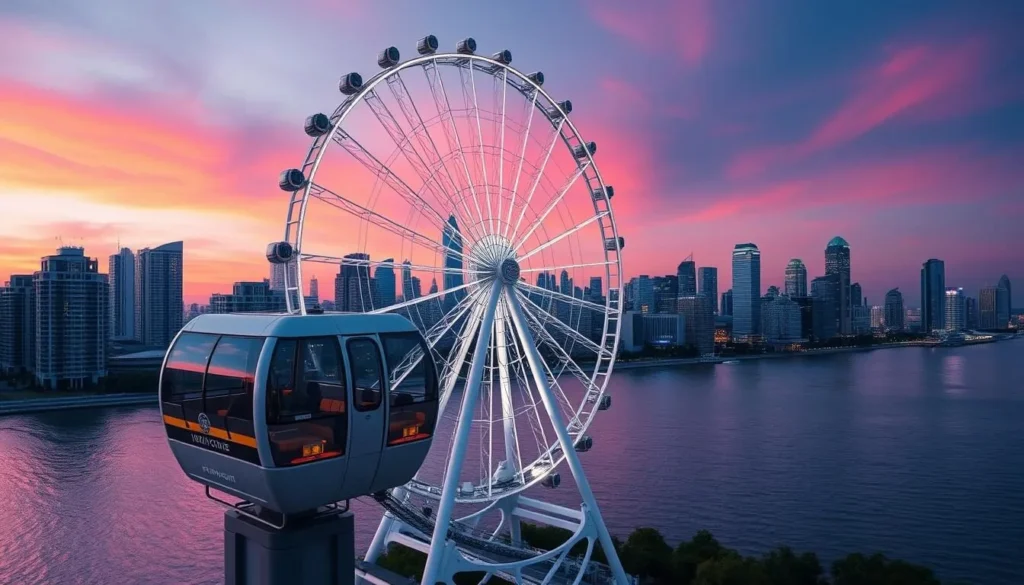 An image of The KC Wheel at Pennway Point with climate-controlled gondolas