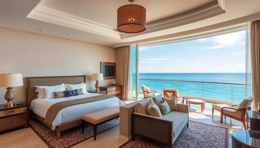 An image of The Sanctuary Hotel's luxurious oceanfront rooms