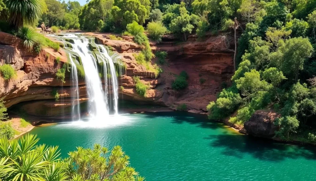 An image of Tjaynera Falls in Litchfield National Park
