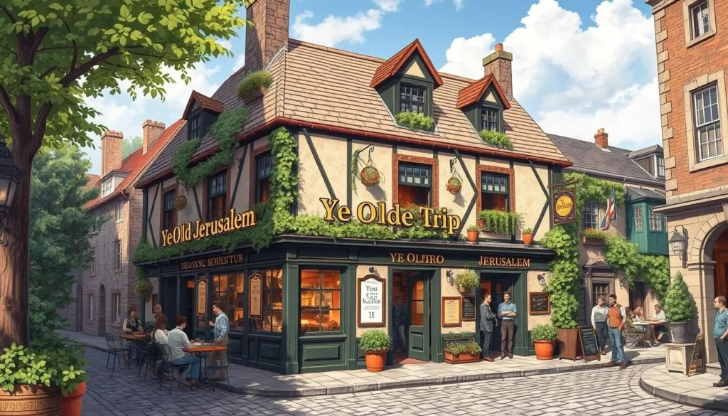 An image of Ye Olde Trip to Jerusalem pub