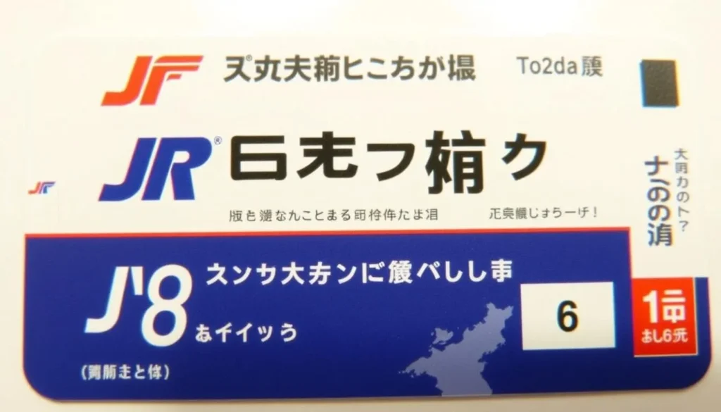 An image of a JR East Pass (Tohoku Area) ticket