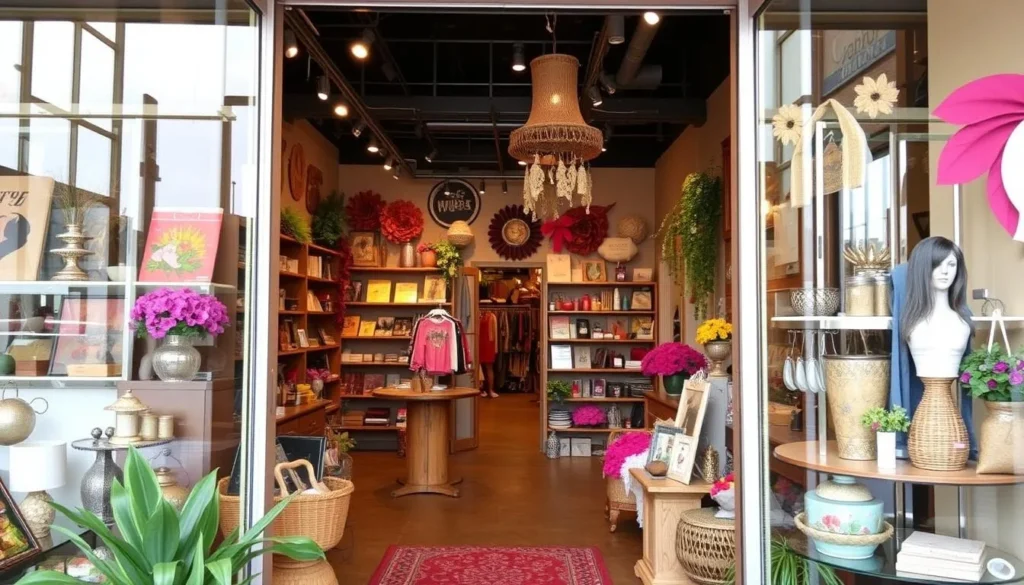 An image of a charming boutique or specialty shop in Downtown Joplin, showcasing its unique offerings.