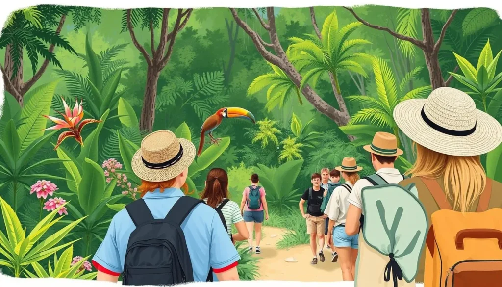 An image of a guided tour in the Daintree Rainforest