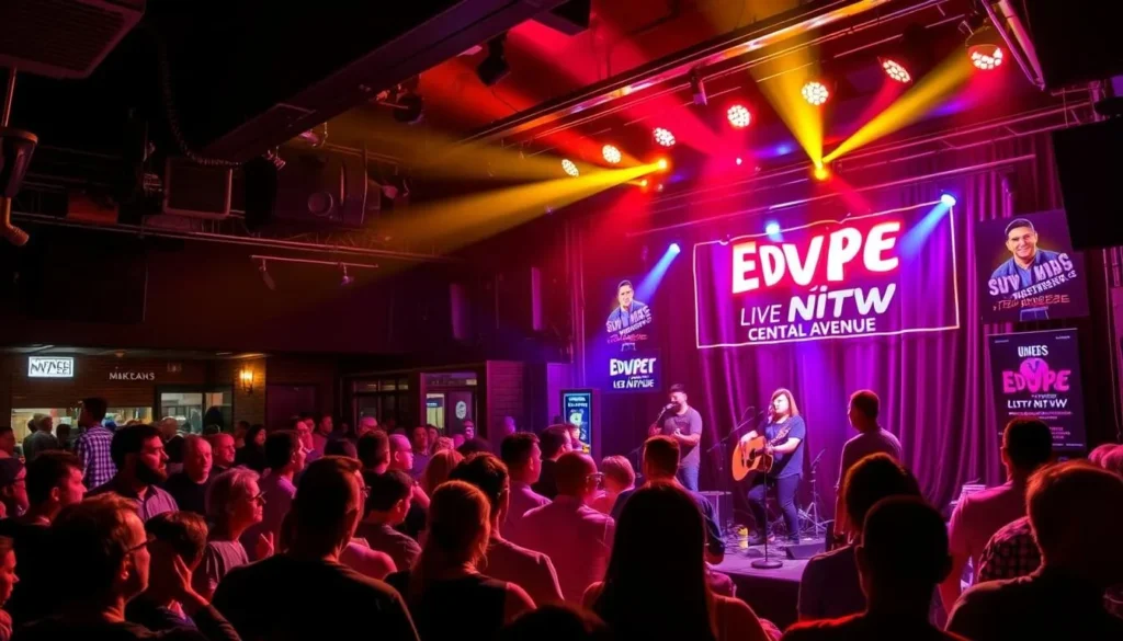 An image of a live music venue on Central Avenue in St. Petersburg