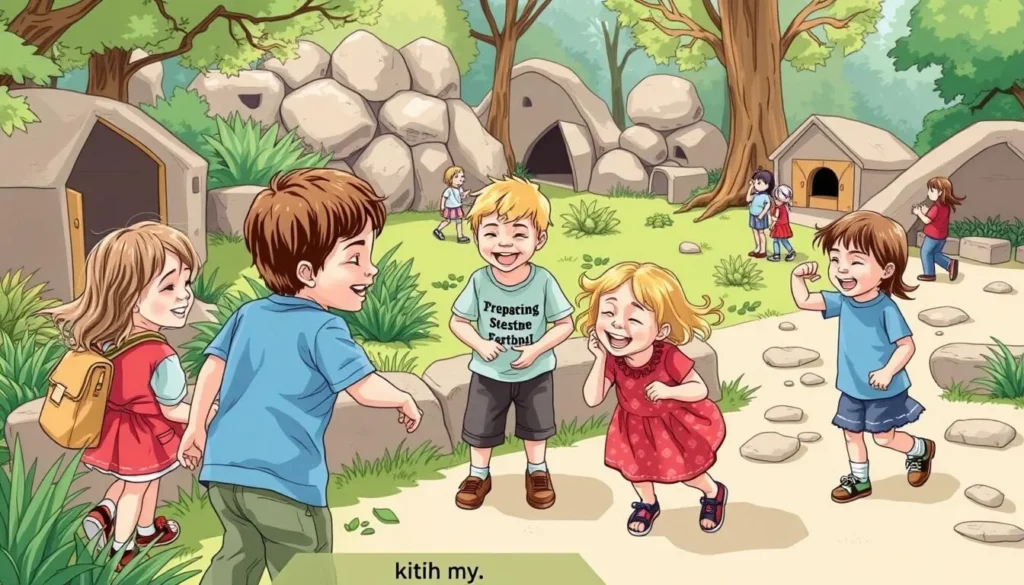 An image of children playing at the Stepping Stones Museum