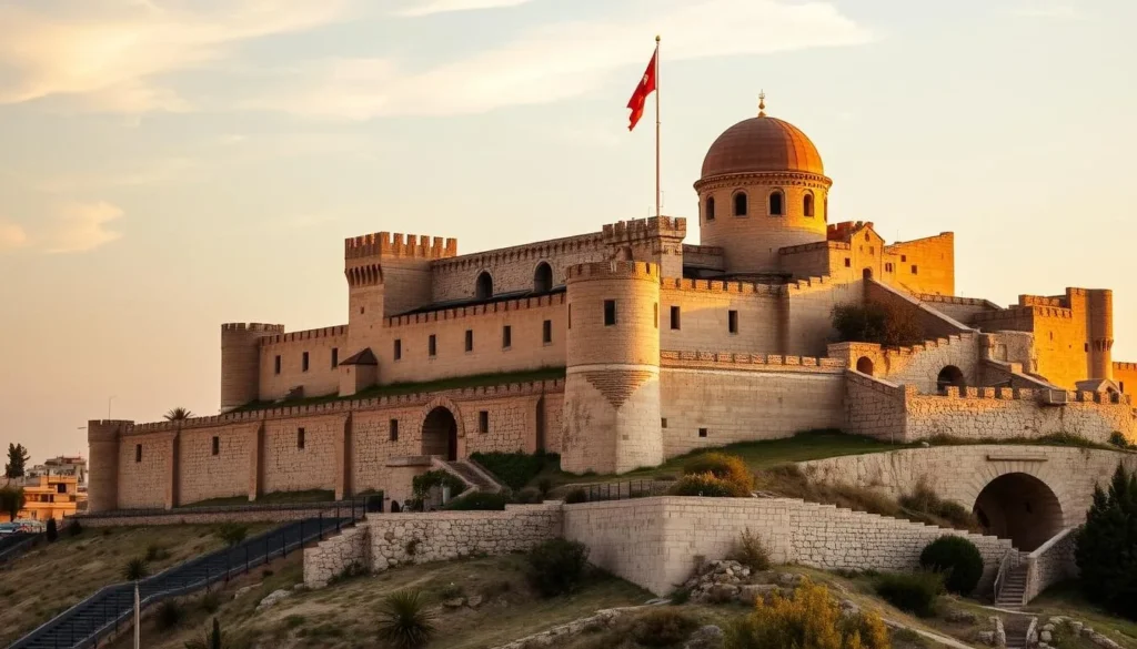 An image of the Ancient Citadel of Aleppo