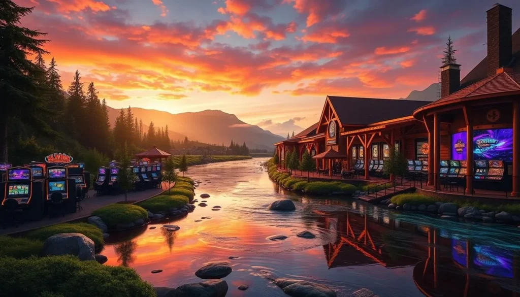 An image of the Elwha River Casino, a gaming venue operated by the Elwha Klallam tribe.
