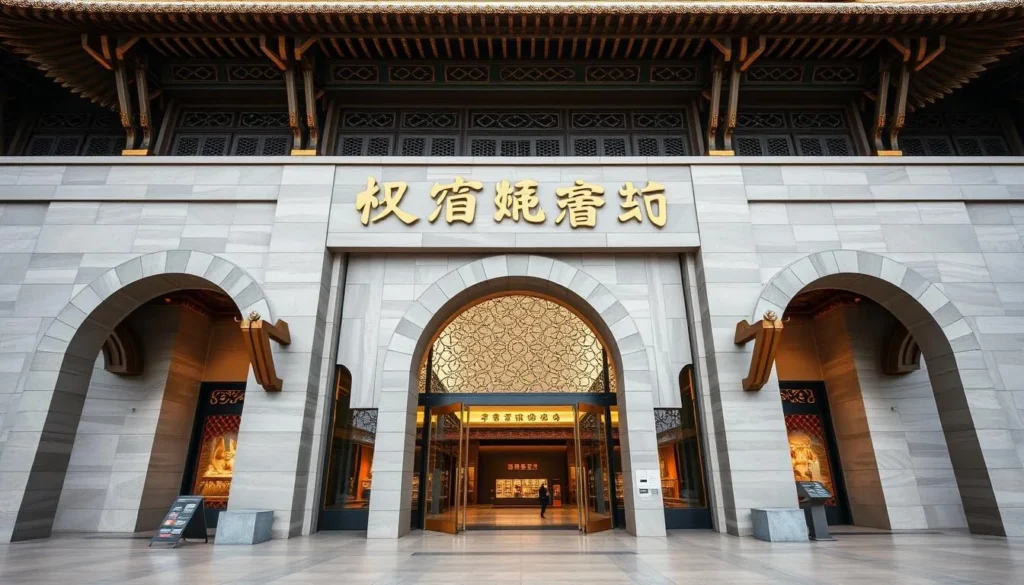 An image of the Henan Museum's grand entrance or a notable exhibit.