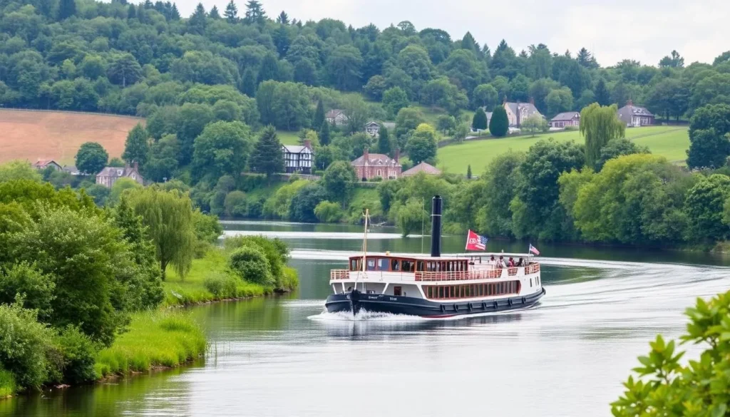 An image of the Prince Bishop river cruiser on the River Wear