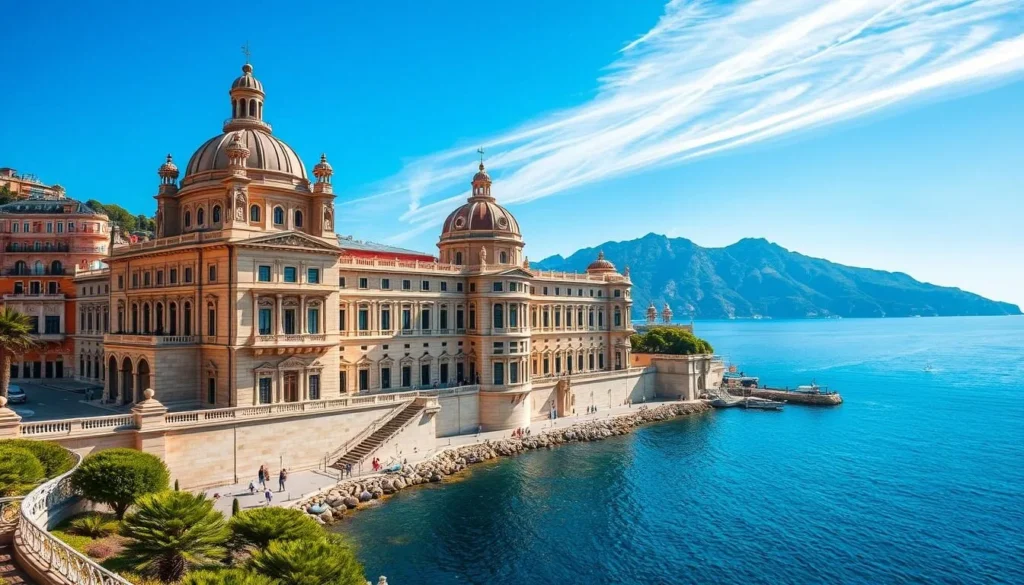 An image of the Prince's Palace of Monaco, showcasing its grandeur and historical significance.