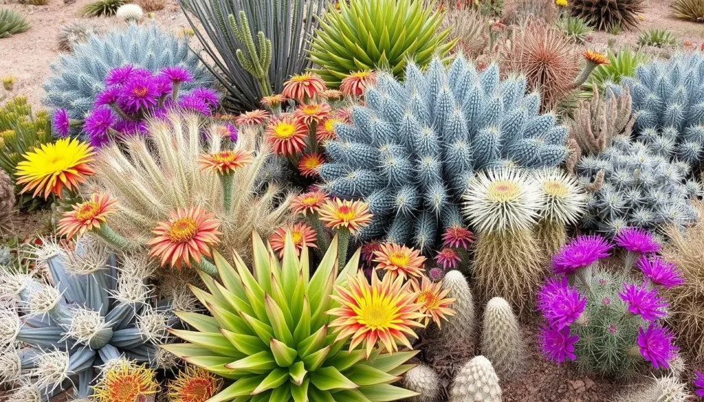 An image of the Red Hills Desert Garden's diverse plant species