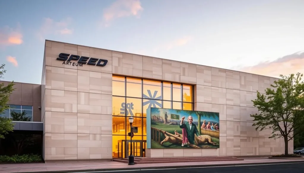 An image of the Speed Art Museum's exterior or a notable piece from its collection.