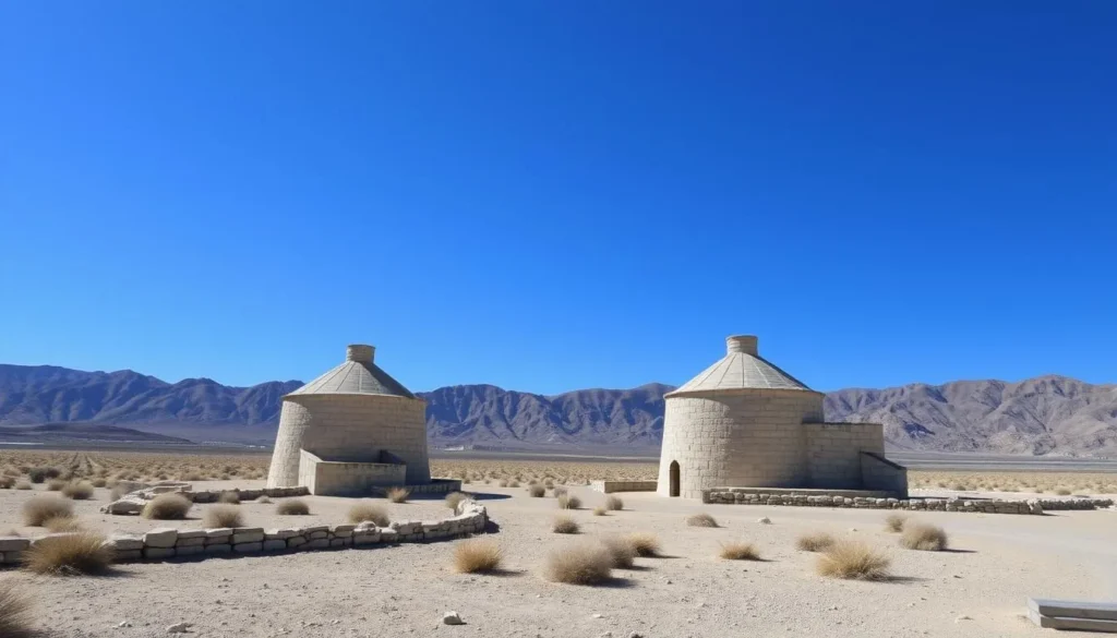 An image of the Wildrose Charcoal Kilns in Death Valley National Park.