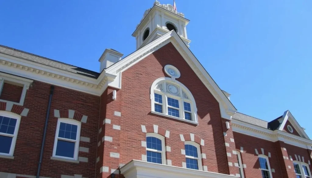 An image of the historic Jacobs Hall building at the Kentucky School for the Deaf