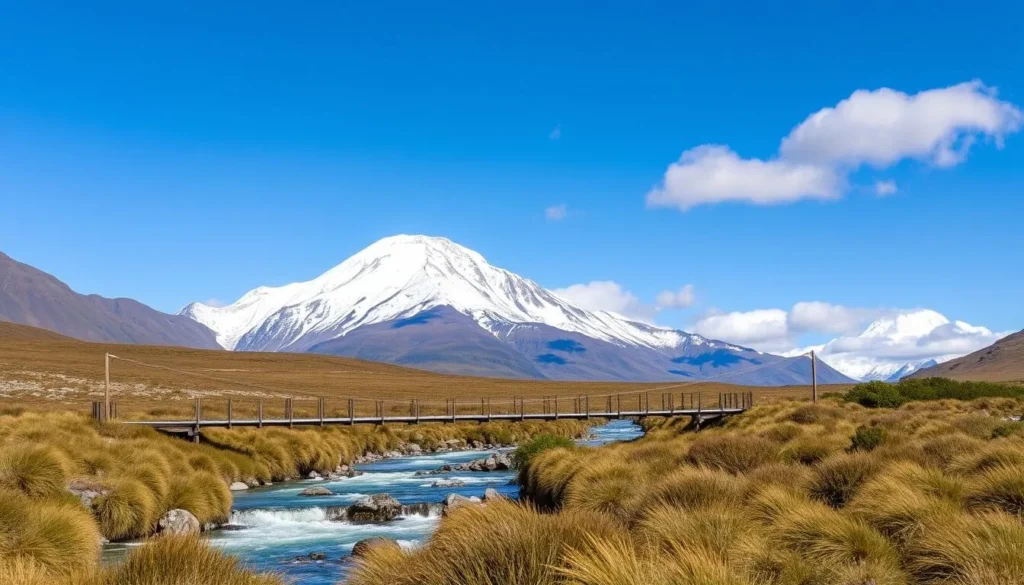 Aoraki/Mount Cook with Hooker Valley Track, iconic New Zealand hiking destination