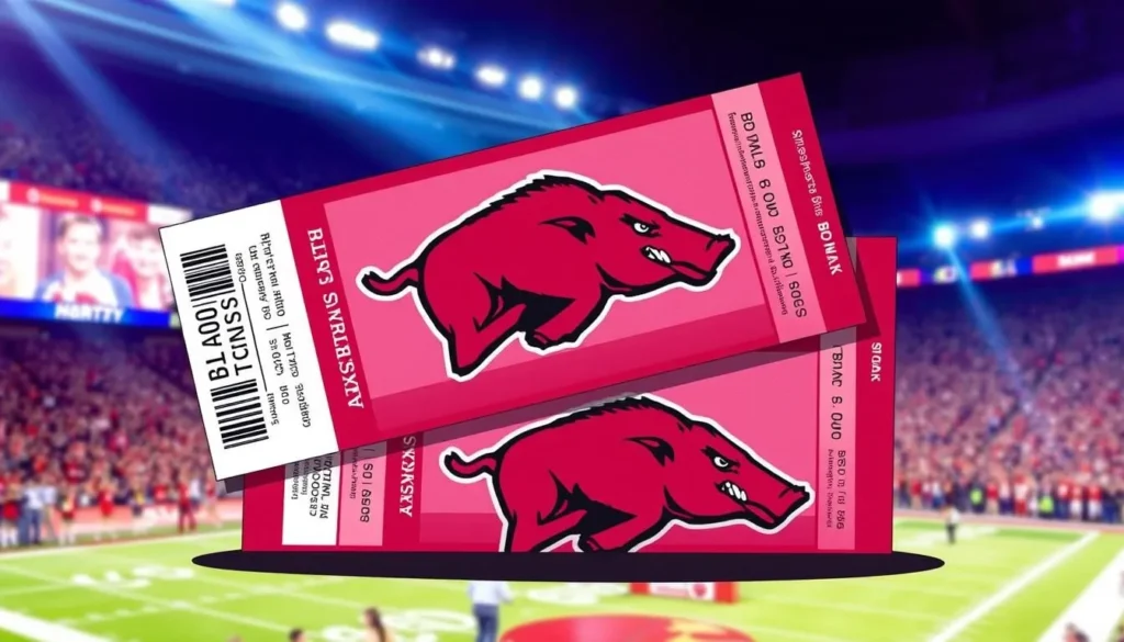 Arkansas Razorbacks game tickets image