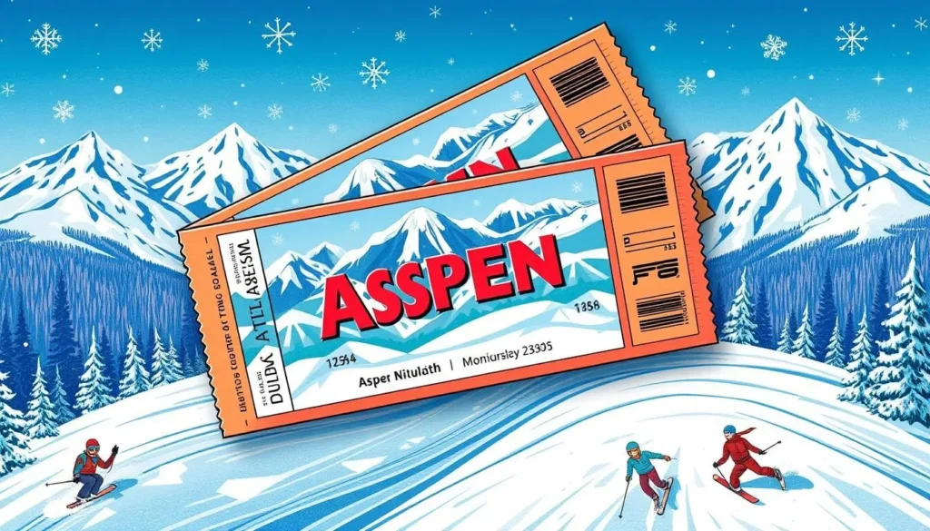 Aspen Mountain ski tickets image