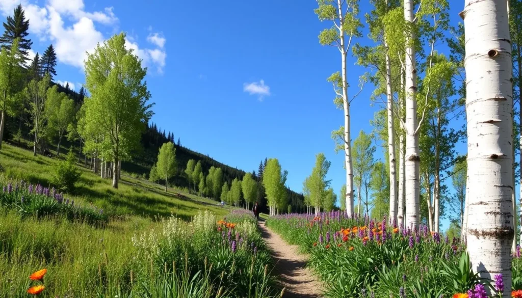 Aspen summer hiking trails image