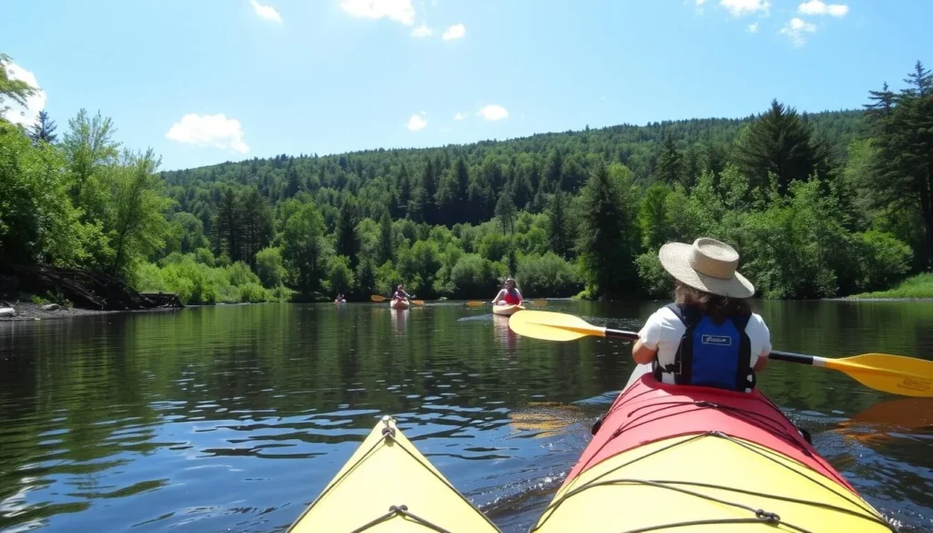Au Sable River canoeing and kayaking image