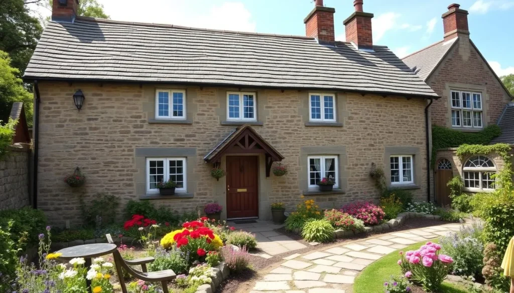 Beatrix Potter's Hill Top House with its charming garden in the Lake District, England Beatrix Potter's Hill Top House with its charming garden in the Lake District, England