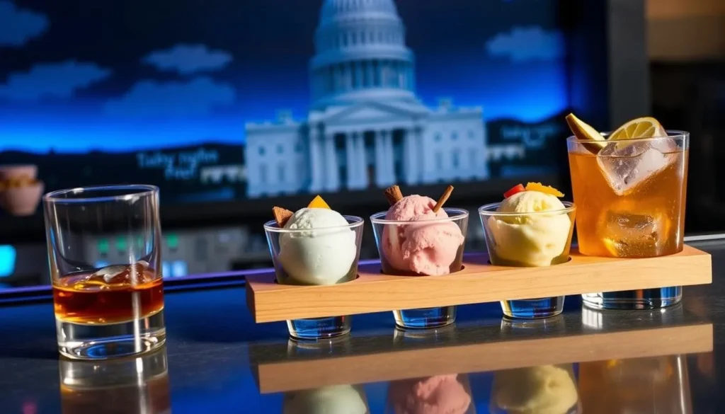 Boozy ice cream flight from Tipsy Scoop in Chinatown, Washington DC