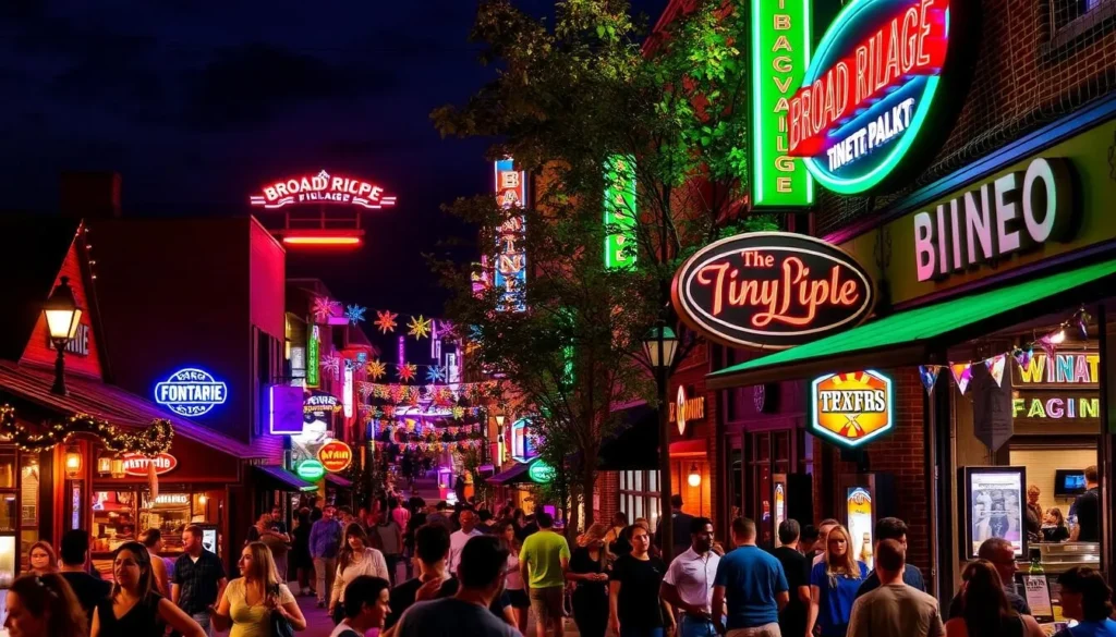 Broad Ripple Village Indianapolis nightlife image