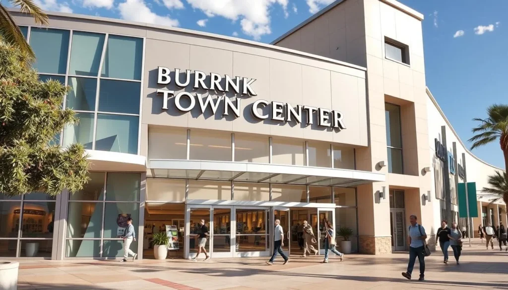 Burbank Town Center shopping mall exterior, a convenient shopping destination among Burbank, California things to do Burbank Town Center shopping mall exterior, a convenient shopping destination among Burbank, California things to do