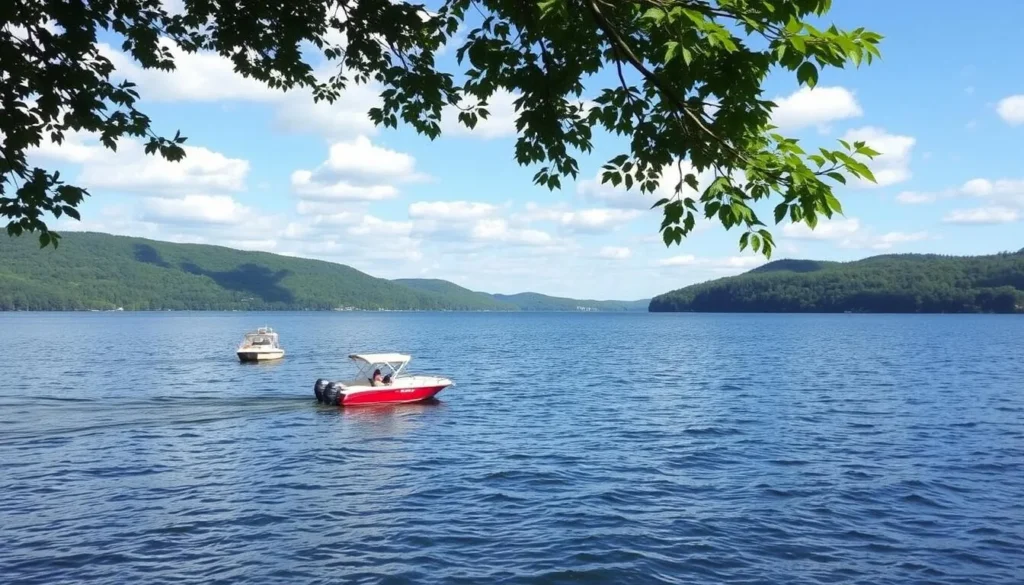 Cayuga Lake boating rentals at Taughannock Falls State Park