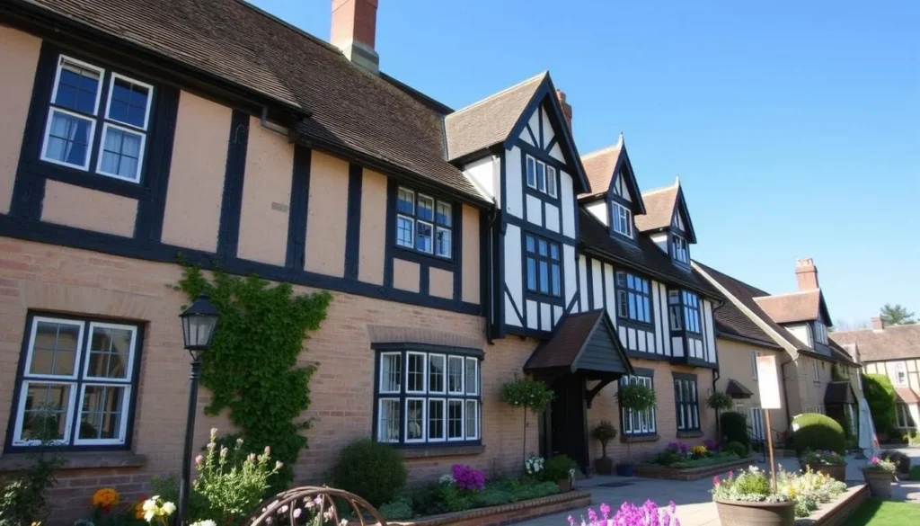 Charming hotel in Salisbury with traditional English architecture and garden