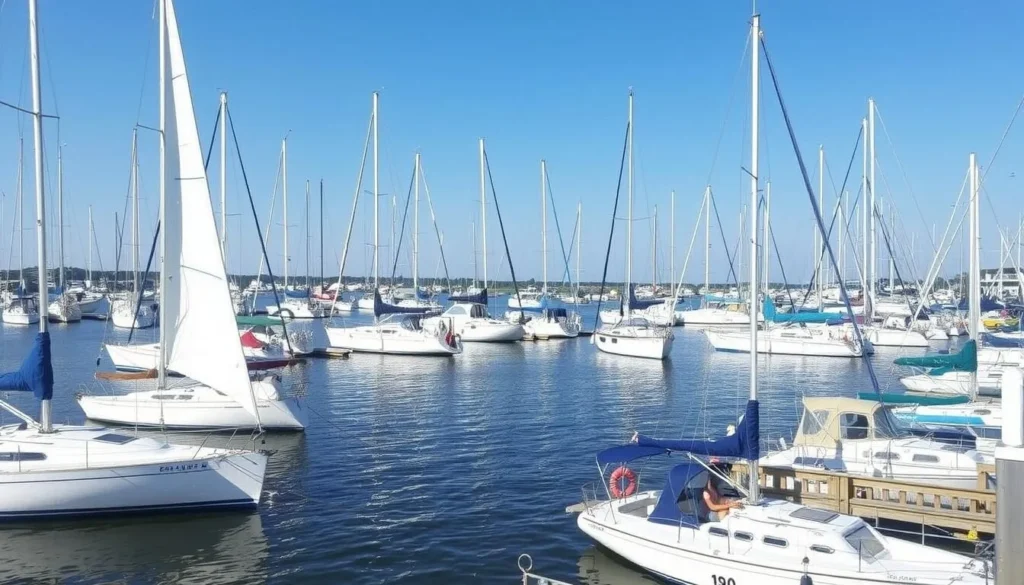 Chesapeake Bay boat rentals with sailing boats