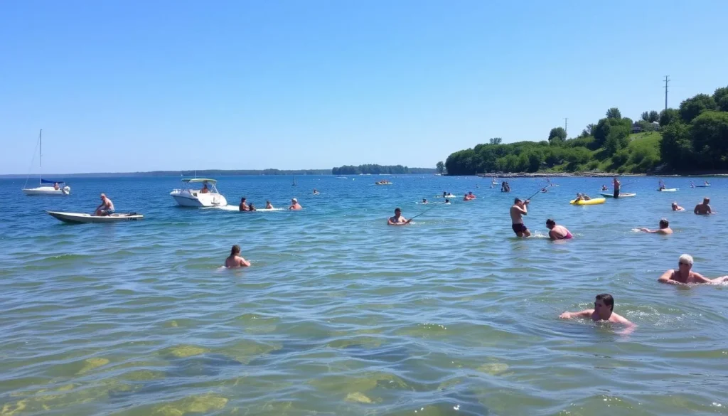 Clear Lake Iowa water activities image