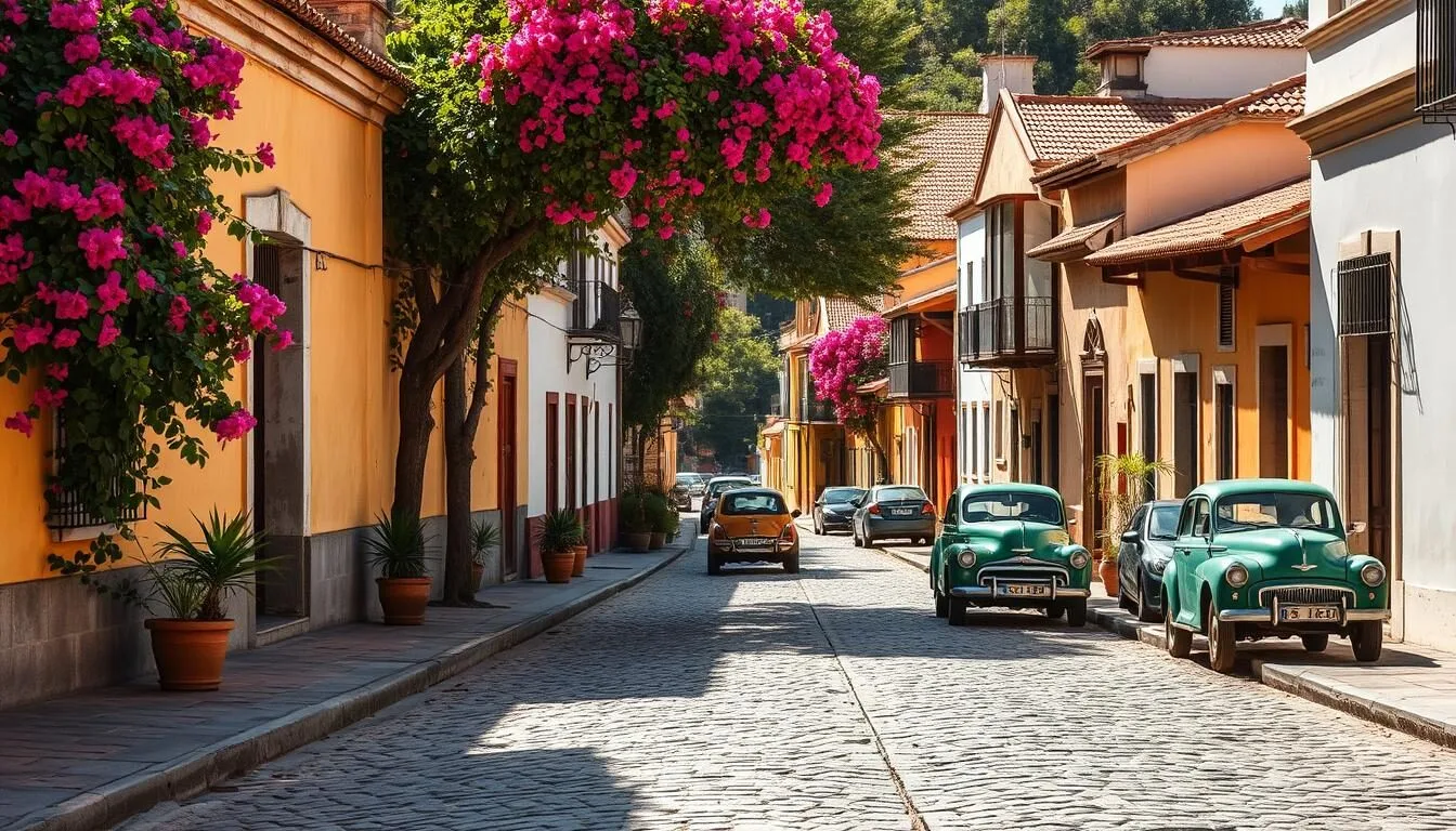 Cobblestone streets of Colonia del Sacramento showing historic Uruguay best things to do