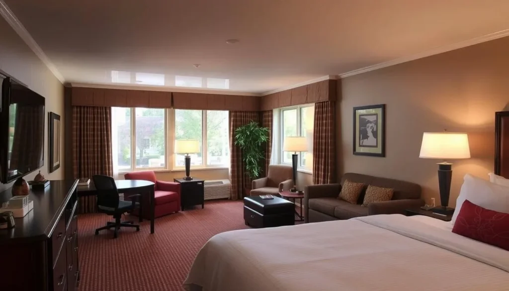 Comfortable hotel accommodations in Glastonbury Connecticut with modern amenities