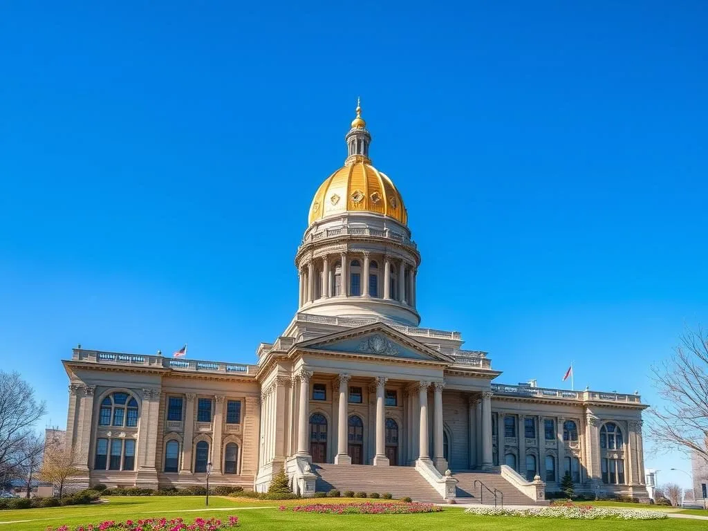Connecticut State Capitol building with gold dome in Hartford Connecticut Connecticut State Capitol building with gold dome in Hartford Connecticut