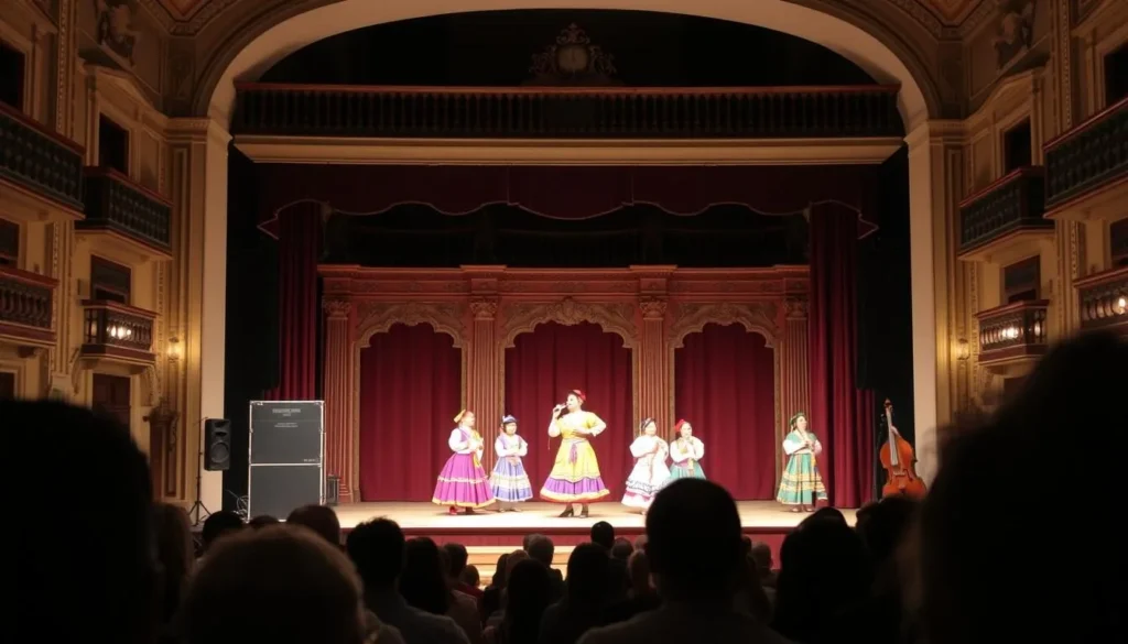 Cultural performance at Teatro Coliseo Peralta in Bucaramanga Cultural performance at Teatro Coliseo Peralta in Bucaramanga
