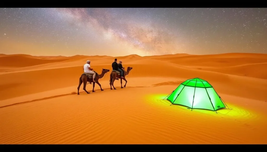 Desert safari tour in Al Khobar with dune bashing and camping under the stars